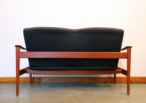 Image 1 of Loveseat 711 bank van Fredrik Kayser voor Vatne Lenestolfabrikk, 1960