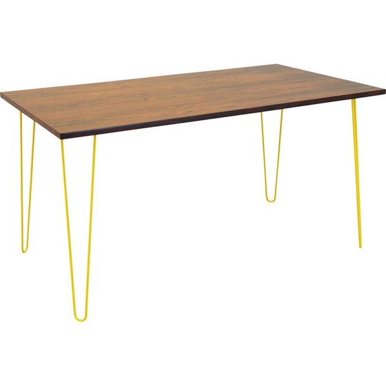 Image 1 of Rozenhouten bureau, Deens ontwerp, jaren 1970, productie: Denemarken