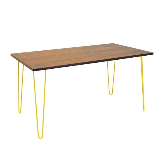 Image 1 of Rozenhouten bureau, Deens ontwerp, jaren 1970, productie: Denemarken