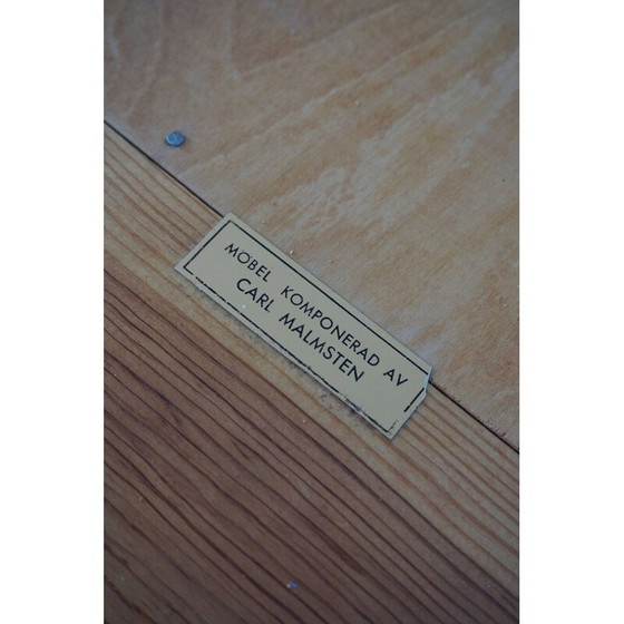 Image 1 of Zweedse driezitsbank uit Mid Century, Carl Malmsten, 1960