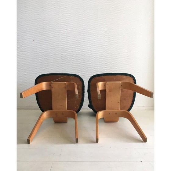 Image 1 of Paar vintage berken en multiplex stoelen van Cees Braakman voor Pastoe, 1950