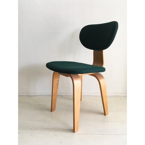 Image 1 of Paar vintage berken en multiplex stoelen van Cees Braakman voor Pastoe, 1950