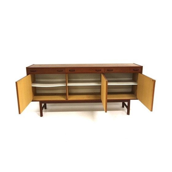 Image 1 of Vintage dressoir van teak en beuken, Zweden 1960