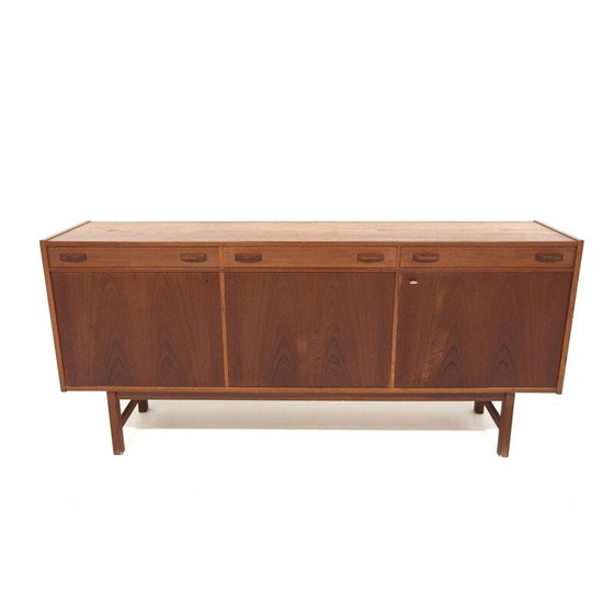 Image 1 of Vintage dressoir van teak en beuken, Zweden 1960