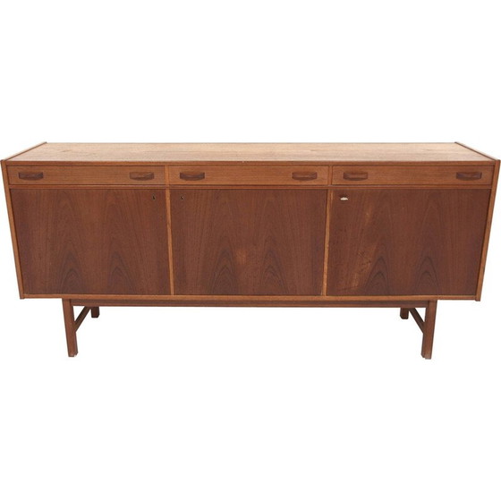 Image 1 of Vintage dressoir van teak en beuken, Zweden 1960