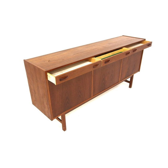 Image 1 of Vintage dressoir van teak en beuken, Zweden 1960