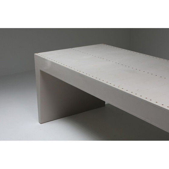 Image 1 of Vintage grenen tafel door Dom Hans van der Laan en Jan De Jong, Nederland 1960