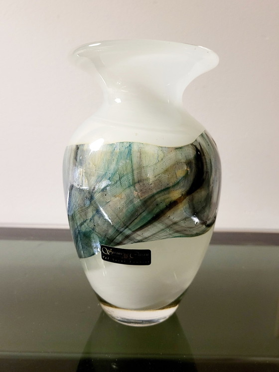 Image 1 of Val Saint Lambert Studio Cristal Vaas, Genummerd Sk L 1992, Luik, Jaren 90