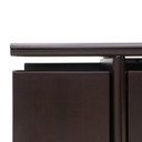 Vintage mahoniehouten dressoir met uittrekbare tafel van Giuseppe Scagliotti, 1970