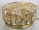 Nos Vintage Amberkleurige Plafondlamp Plafonniere