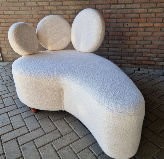 Image 1 of 80'S Vintage Shaise Longue Bank Sofa