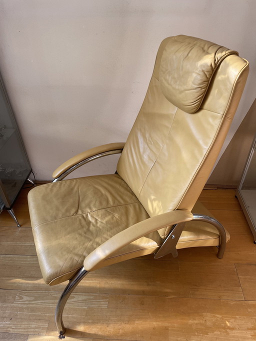 Ingmar Relling Fauteuil Cognac Leer