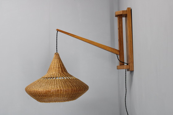 Image 1 of Houten wandlamp 1960 van Pokrok Zilina, Tsjecho-Slowakije
