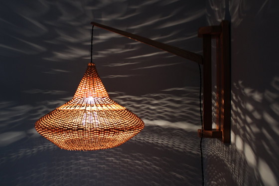 Image 1 of Houten wandlamp 1960 van Pokrok Zilina, Tsjecho-Slowakije