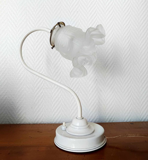 Art Deco Zwanenhals Lamp