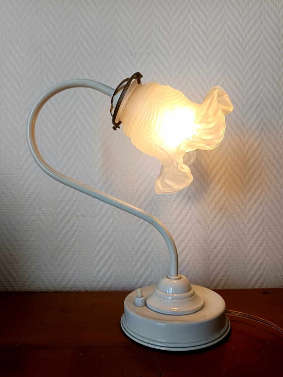Image 1 of Art Deco Zwanenhals Lamp