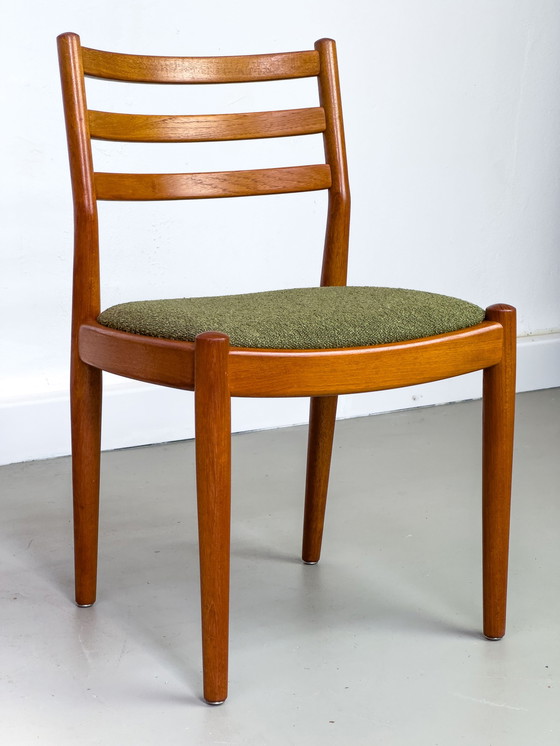 Image 1 of Teakhouten eetkamerstoelen van Glostrup Møbelfabrik, 1960S, set van 4