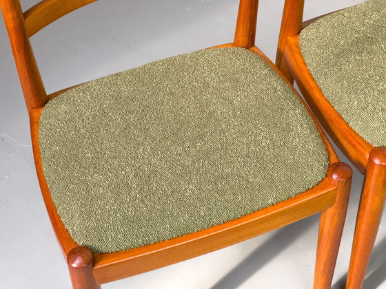 Image 1 of Teakhouten eetkamerstoelen van Glostrup Møbelfabrik, 1960S, set van 4