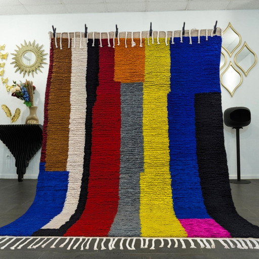 Berber Vloerkleed - 305 cm x 214 cm - Gekleurde Wol