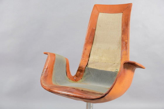 Image 1 of Rode Mid-Century Tulip fauteuil van Preben Fabricius & Jørgen Kastholm voor Kill International