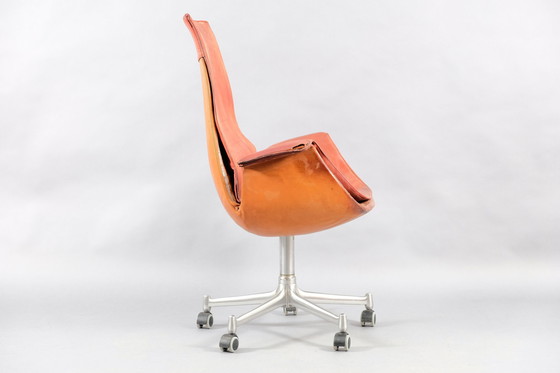 Image 1 of Rode Mid-Century Tulip fauteuil van Preben Fabricius & Jørgen Kastholm voor Kill International