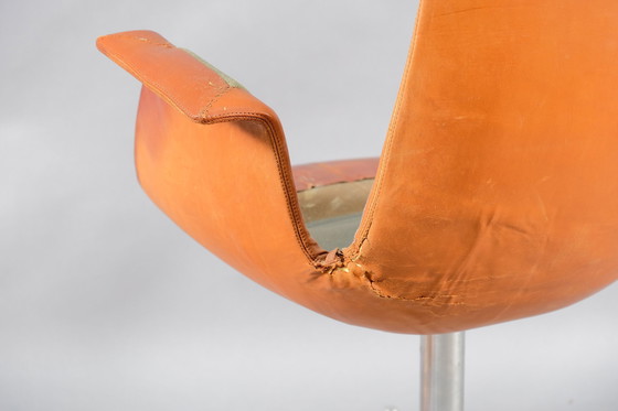 Image 1 of Rode Mid-Century Tulip fauteuil van Preben Fabricius & Jørgen Kastholm voor Kill International