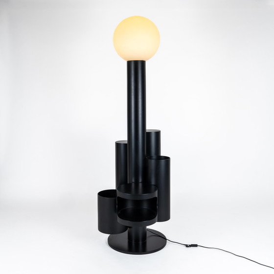 Image 1 of Kerst Koopman Close encounter vloerlamp uit het ruimte tijdperk van 1980