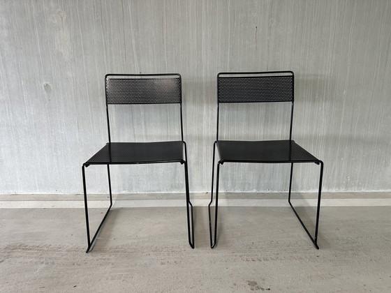 Image 1 of 2x Vintage Post Moderne Stoelen