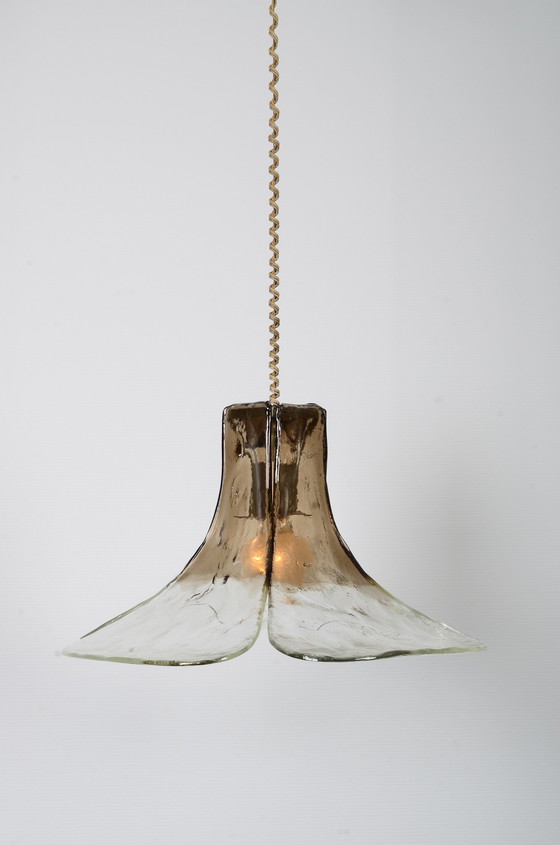 Image 1 of Kalmar ijsglas Tulp Lamp Van Carlo Nason
