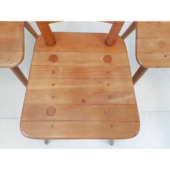 Image 1 of Set van 3 vintage stoelen van Adolf Schneck voor Schâfer, 1940
