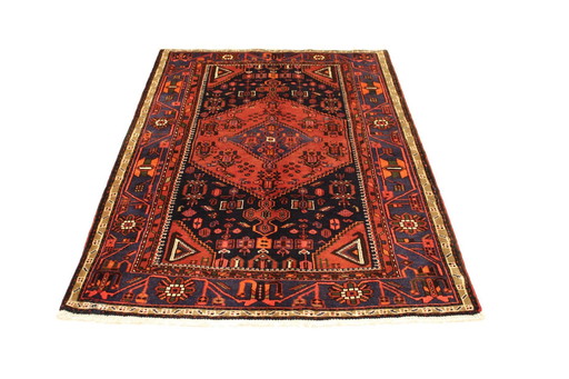 Origineel Perzisch Vloerkleed Nomadisch & Dorpskleed Hamadan 197 X 130 Cm Top Conditie