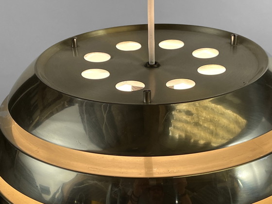 Image 1 of Hanglamp "Le Monde" van Carl Thore voor Granhaga Metall. Zweden 1960