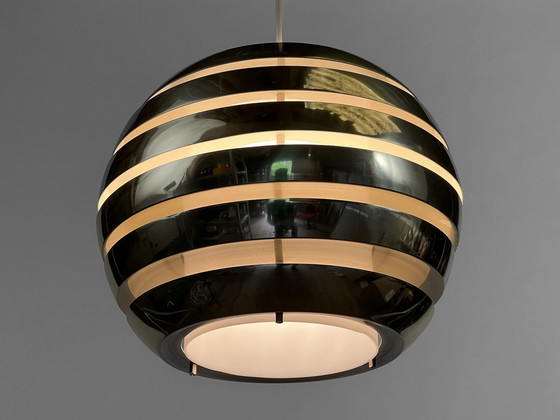 Image 1 of Hanglamp "Le Monde" van Carl Thore voor Granhaga Metall. Zweden 1960