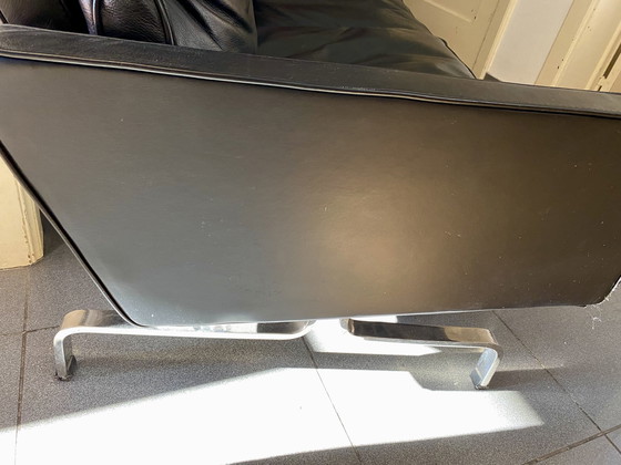 Image 1 of Reproductie Pk31-3 Zwart Leren Sofa