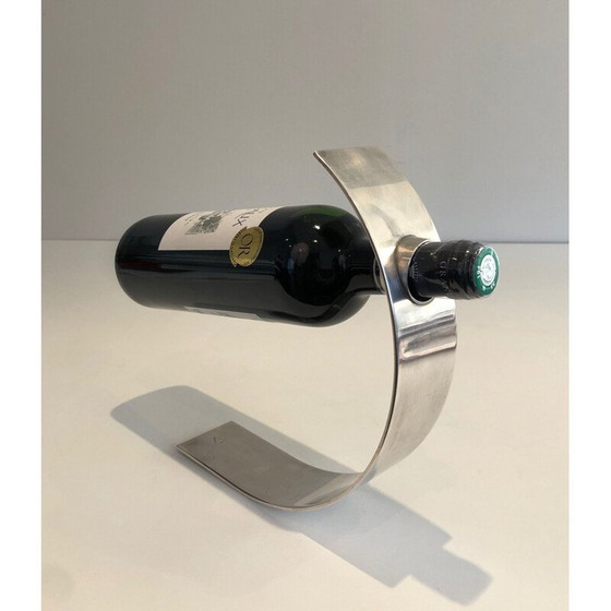 Image 1 of Vintage verzilverde flessenhouder, Frankrijk 1950