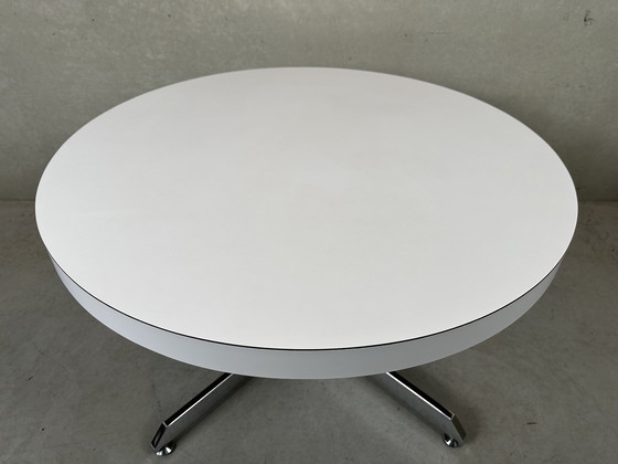 Image 1 of Vintage white formica coffee table
