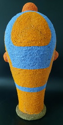 Vintage Balimeke terracotta  kralenhoofd