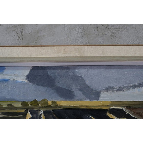 Image 1 of Vintage litho in olieverf door Bengt Sandberg, 1960