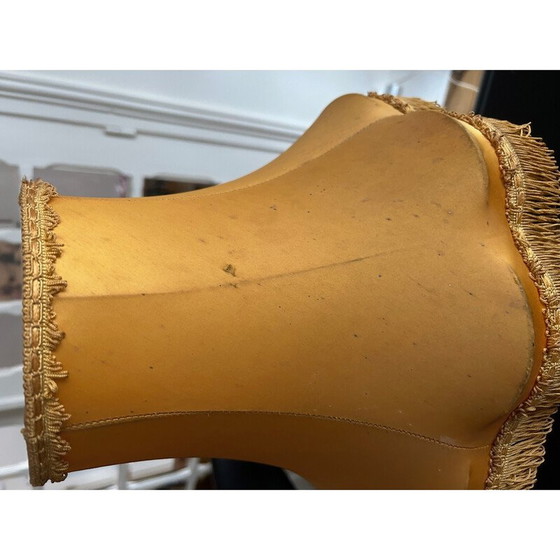 Image 1 of Vintage kristallen en koperen lamp, 1950