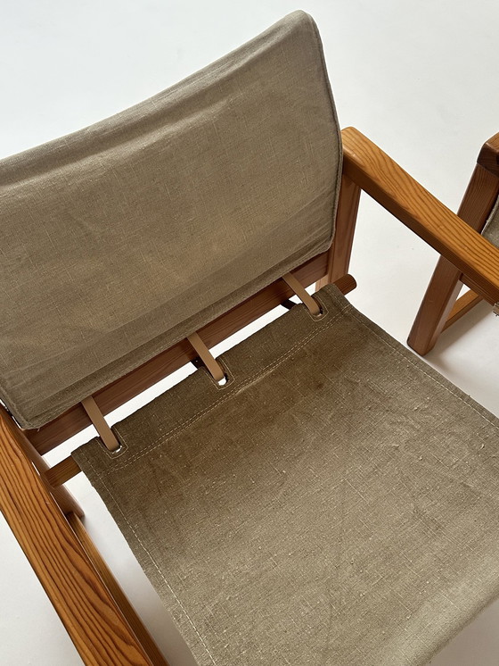 Image 1 of Scandinavische Safari Fauteuil van Karin Mobring, Jaren 80 / Vintage Fauteuils