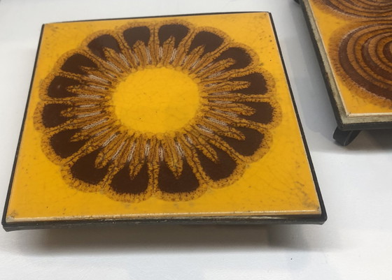 Image 1 of 2x Ceramic plate vintage