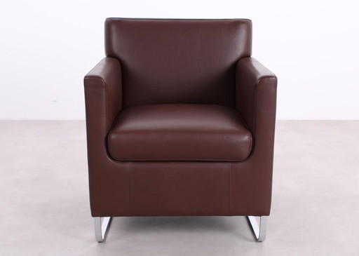 Walter Knoll fauteuil bruin