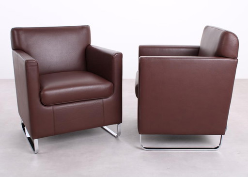 Walter Knoll fauteuil bruin