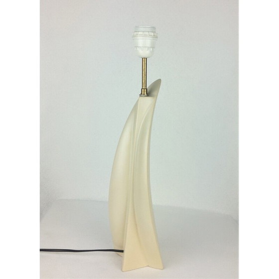 Image 1 of Vintage "Concorde" lamp van wit keramiek, 1960