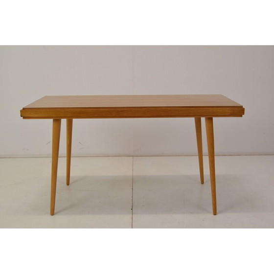 Image 1 of Vintage houten salontafel van Interier Praha, Tsjecho-Slowakije 1960