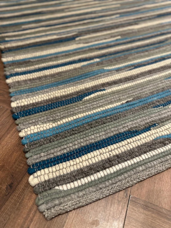 Image 1 of Veer Carpets Handwoven 280 Blue Vloerkleed