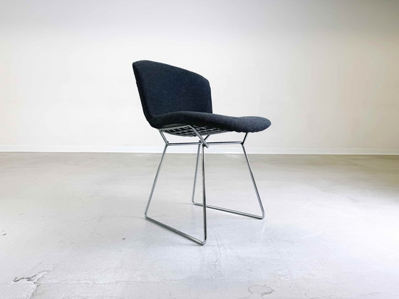 Image 1 of Set van 4 stoelen Harry Bertoia Knoll Intenational 1980Er Gestoffeerd