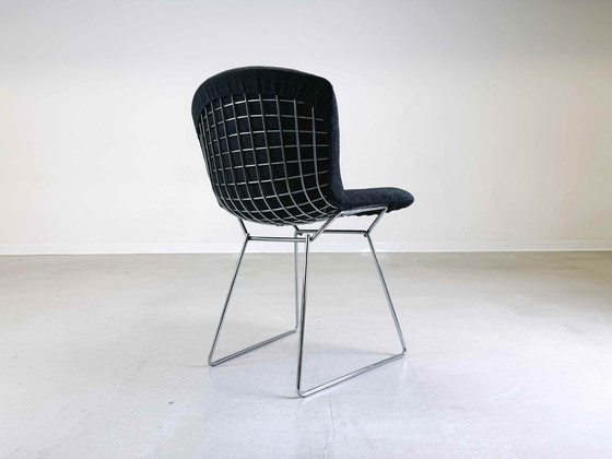 Image 1 of Set van 4 stoelen Harry Bertoia Knoll Intenational 1980Er Gestoffeerd