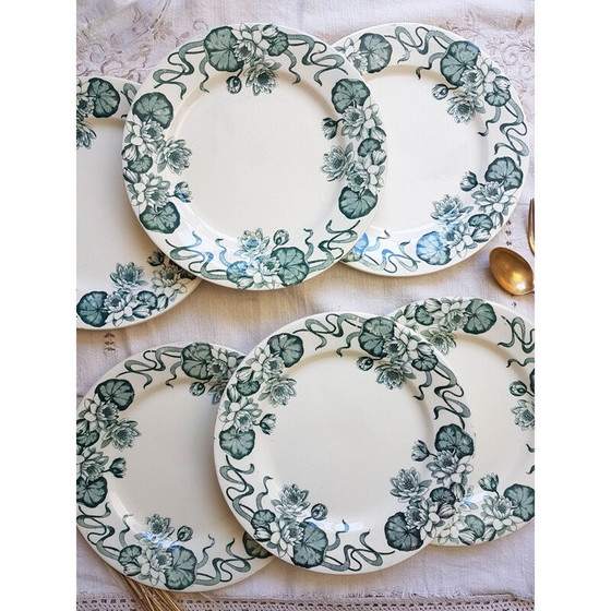 Image 1 of Set van 6 vintage dinerborden