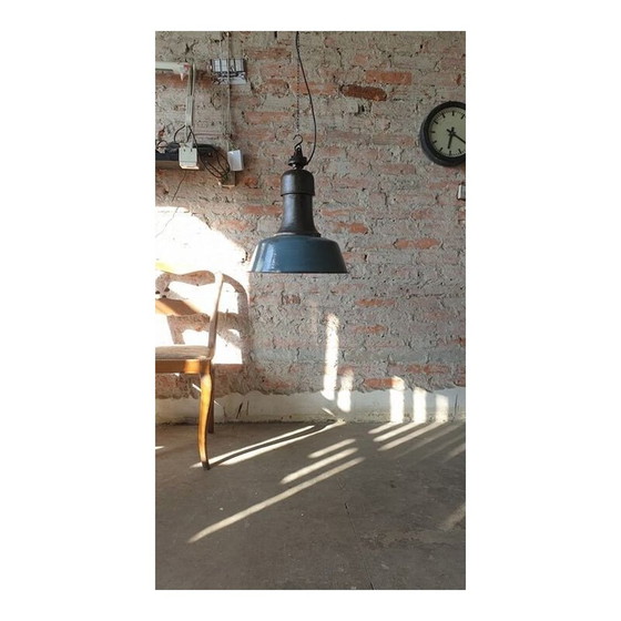 Image 1 of Hanglamp Vintage Industrieel OBz van Wilkasy A23, jaren 1950